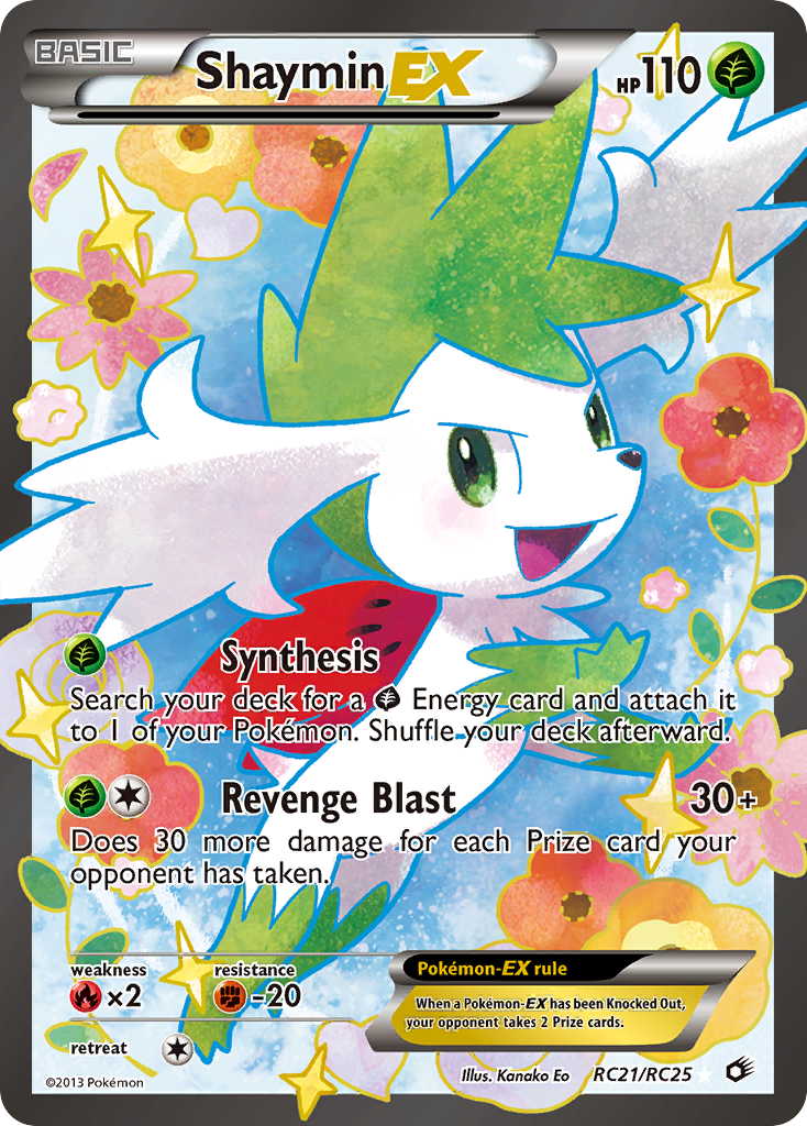 Shaymin EX (RC21/RC25) [Black & White: Legendary Treasures] | Card Merchant Takapuna