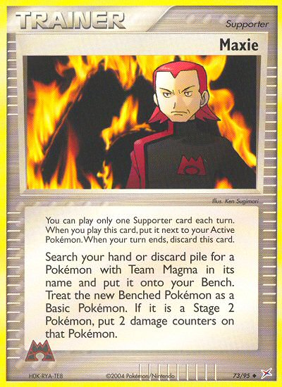 Maxie (73/95) [EX: Team Magma vs Team Aqua] | Card Merchant Takapuna