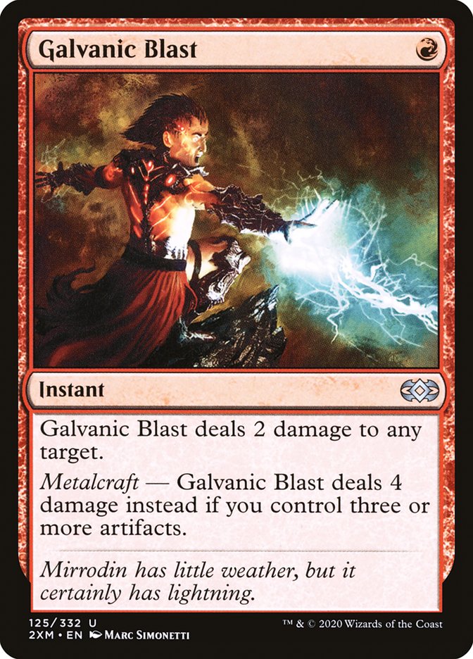 Galvanic Blast [Double Masters] | Card Merchant Takapuna