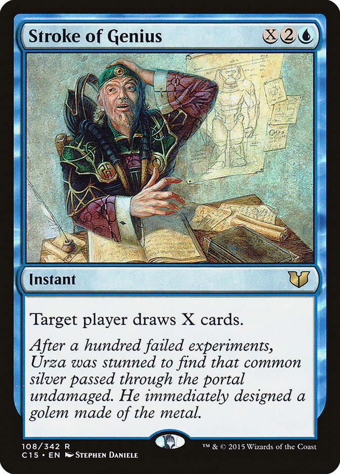 Stroke of Genius [Commander 2015] | Card Merchant Takapuna