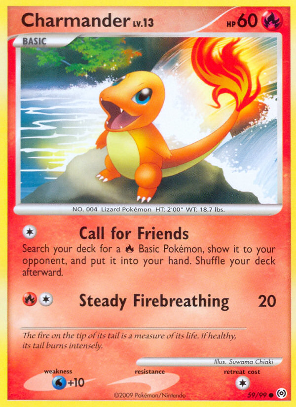 Charmander (59/99) [Platinum: Arceus] | Card Merchant Takapuna