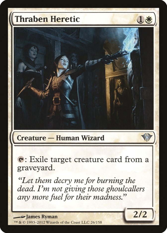 Thraben Heretic [Dark Ascension] | Card Merchant Takapuna