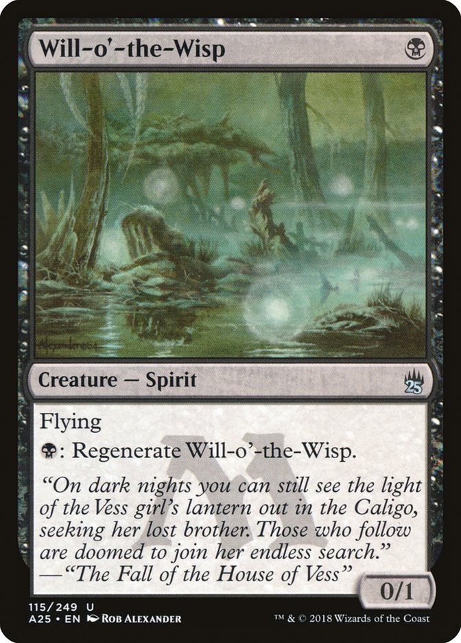 Will-o'-the-Wisp [Masters 25] | Card Merchant Takapuna