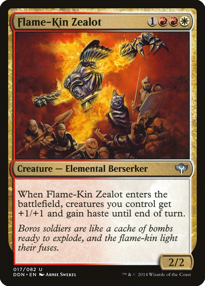 Flame-Kin Zealot [Duel Decks: Speed vs. Cunning] | Card Merchant Takapuna