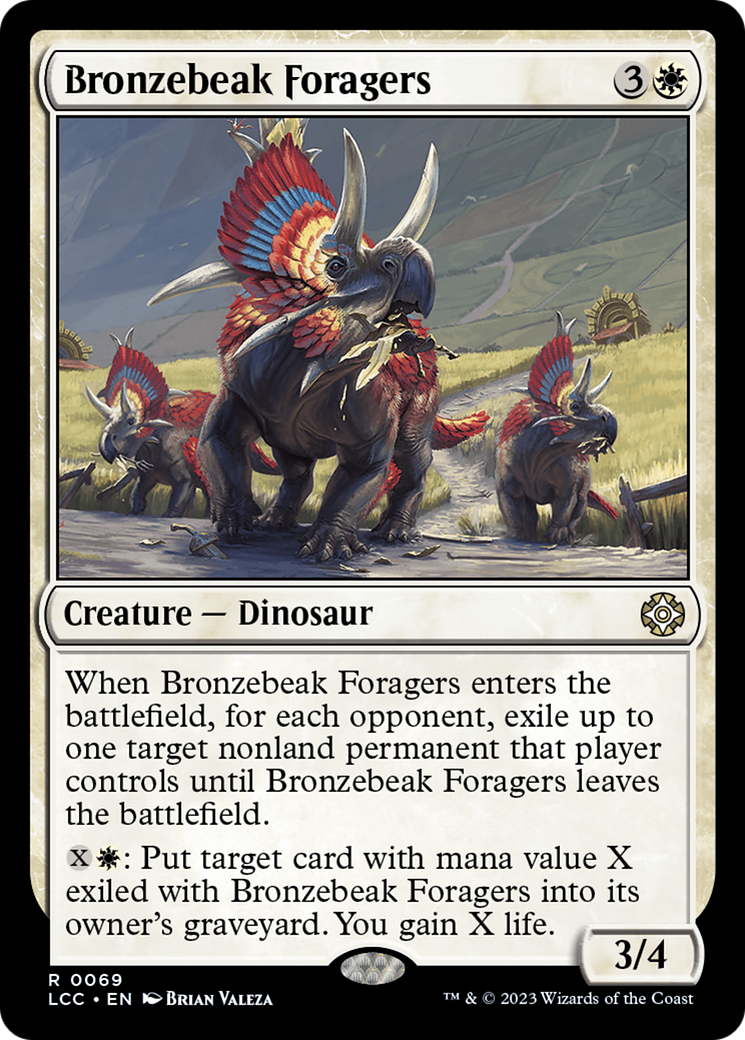 Bronzebeak Foragers [The Lost Caverns of Ixalan Commander] | Card Merchant Takapuna