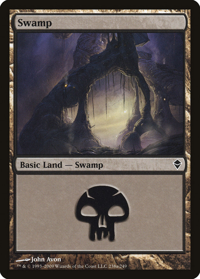 Swamp (238a) [Zendikar] | Card Merchant Takapuna