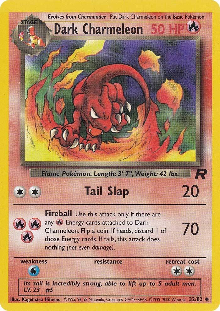 Dark Charmeleon (32/82) [Team Rocket Unlimited] | Card Merchant Takapuna