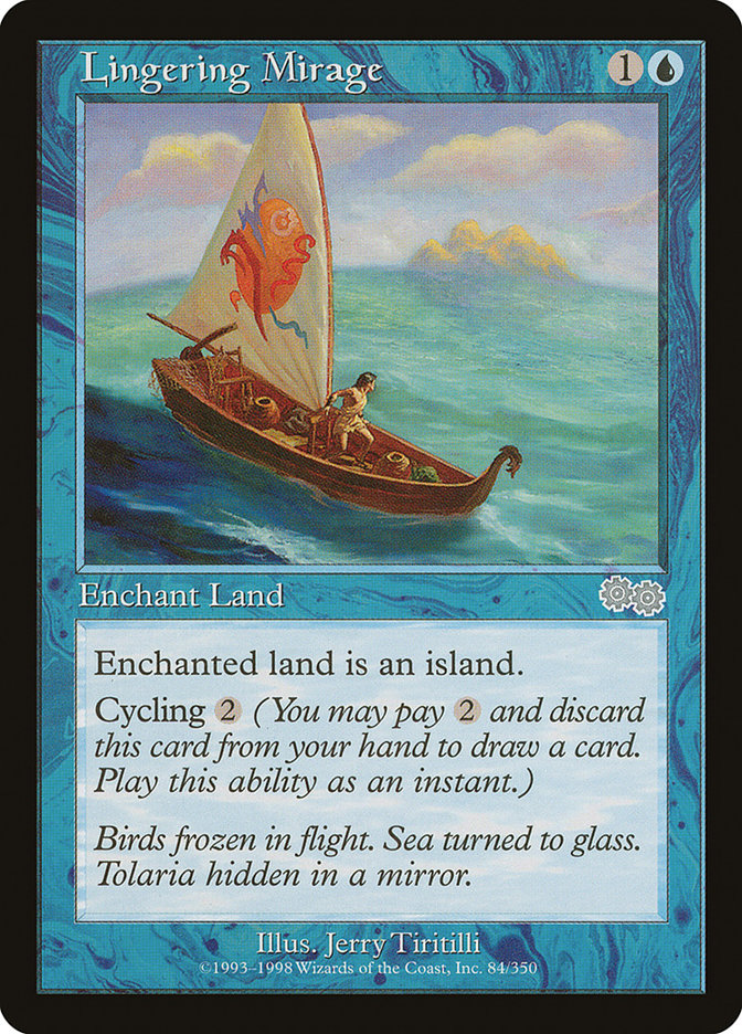 Lingering Mirage [Urza's Saga] | Card Merchant Takapuna