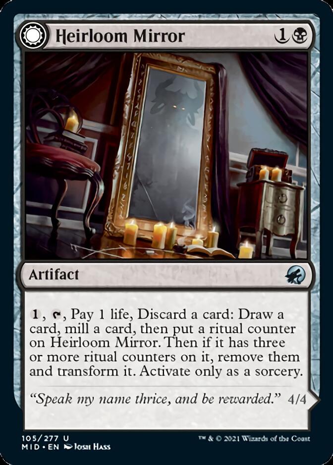 Heirloom Mirror // Inherited Fiend [Innistrad: Midnight Hunt] | Card Merchant Takapuna