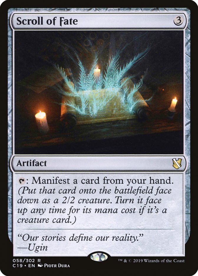 Scroll of Fate [Commander 2019] | Card Merchant Takapuna