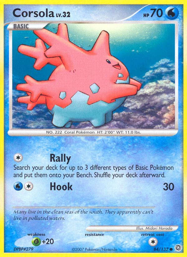 Corsola (84/132) [Diamond & Pearl: Secret Wonders] | Card Merchant Takapuna