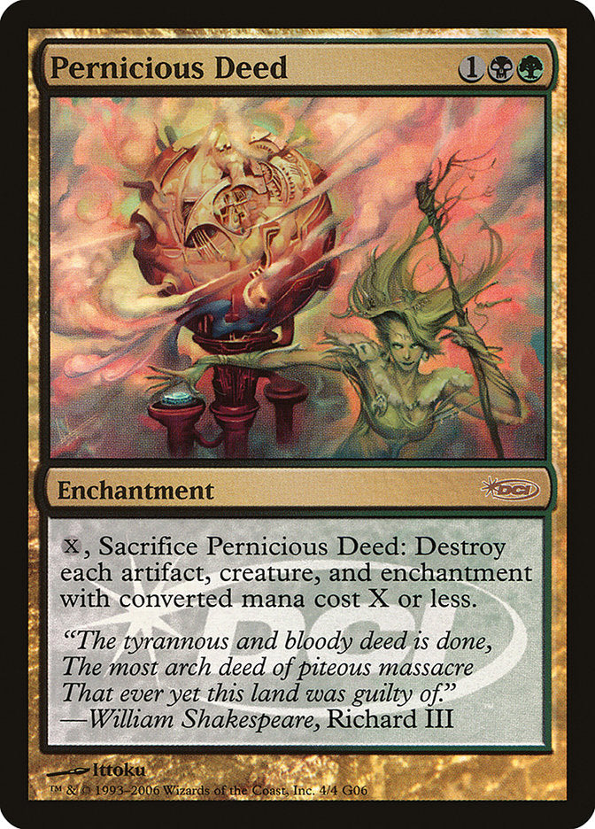 Pernicious Deed [Judge Gift Cards 2006] | Card Merchant Takapuna