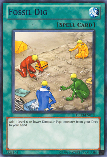 Fossil Dig (Blue) [DL13-EN018] Rare | Card Merchant Takapuna