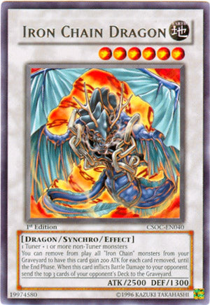 Iron Chain Dragon [CSOC-EN040] Rare | Card Merchant Takapuna