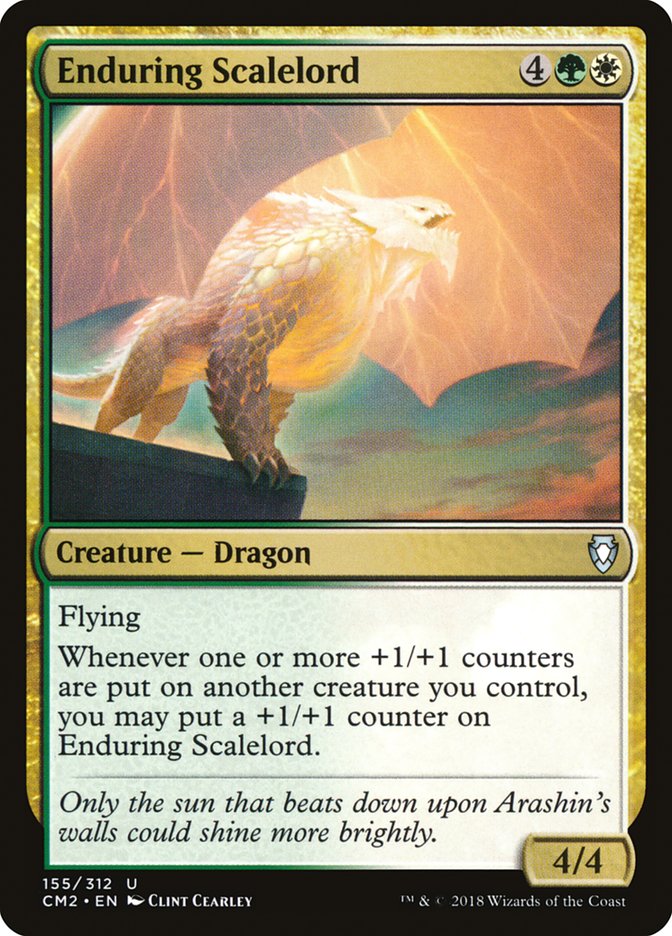 Enduring Scalelord [Commander Anthology Volume II] | Card Merchant Takapuna
