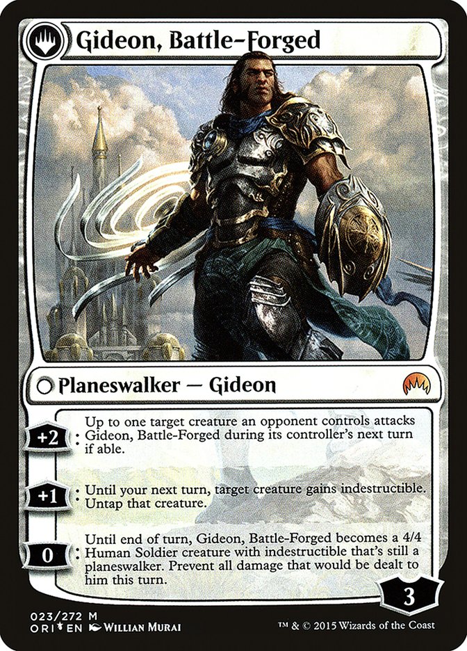Kytheon, Hero of Akros // Gideon, Battle-Forged [Magic Origins Prerelease Promos] | Card Merchant Takapuna