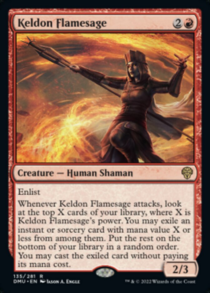 Keldon Flamesage [Dominaria United] | Card Merchant Takapuna