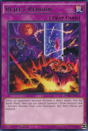 Reject Reborn [BOSH-EN071] Rare | Card Merchant Takapuna