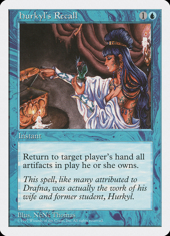 Hurkyl's Recall [Fifth Edition] | Card Merchant Takapuna