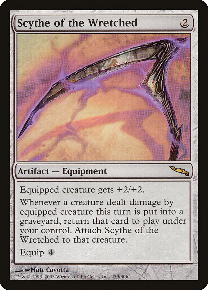 Scythe of the Wretched [Mirrodin] | Card Merchant Takapuna
