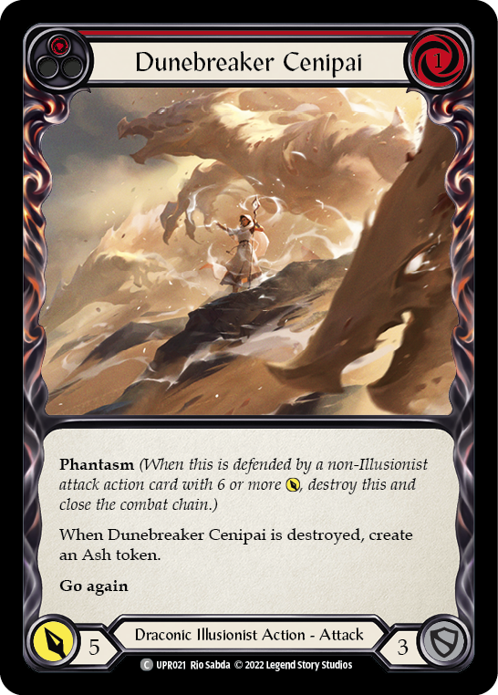 Dunebreaker Cenipai (Red) [UPR021] (Uprising) | Card Merchant Takapuna
