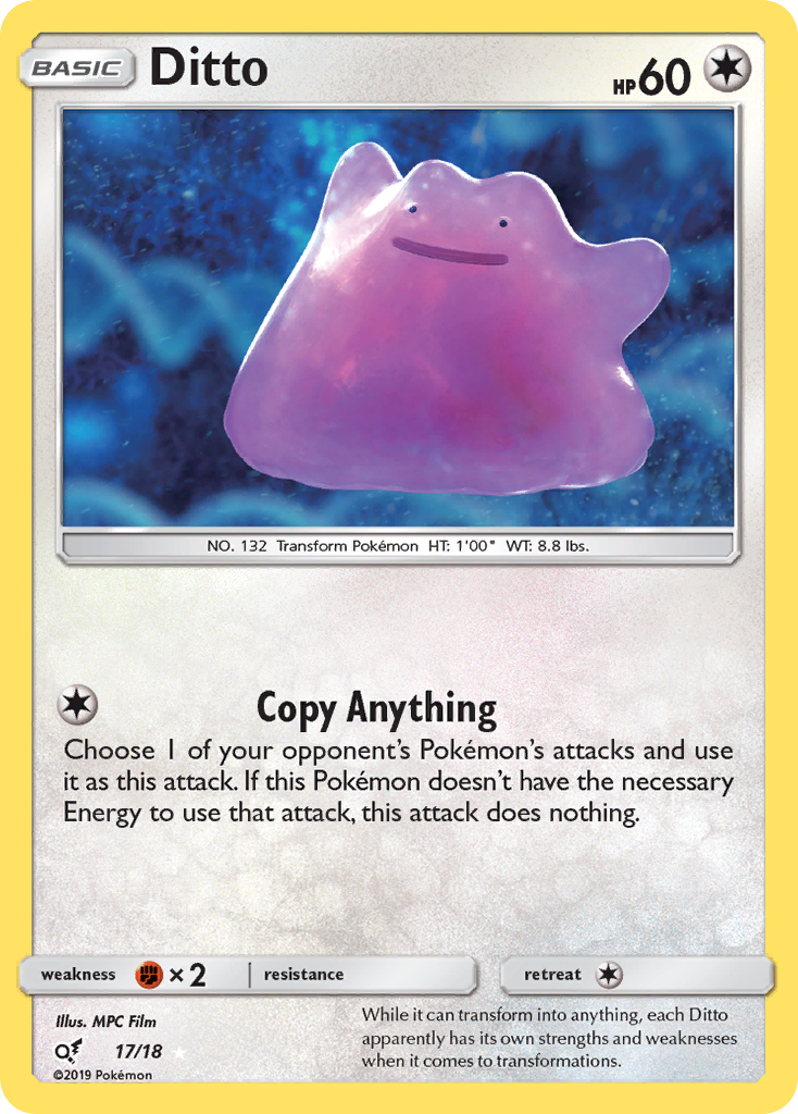 Ditto (17/18) [Sun & Moon: Detective Pikachu] | Card Merchant Takapuna