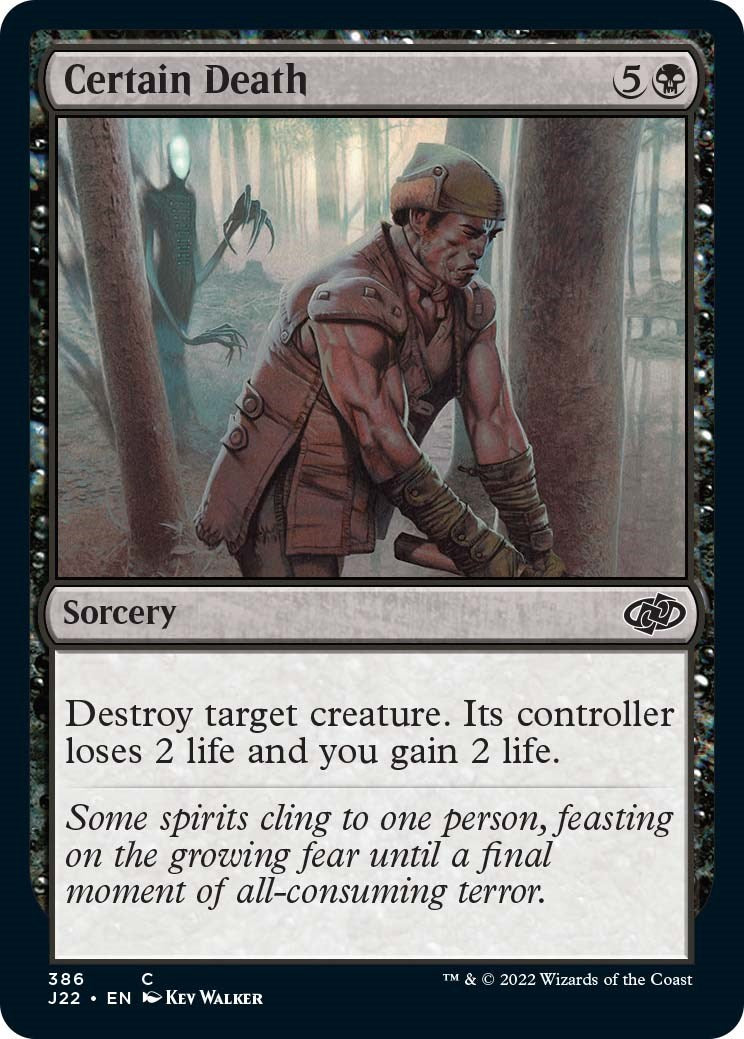 Certain Death [Jumpstart 2022] | Card Merchant Takapuna