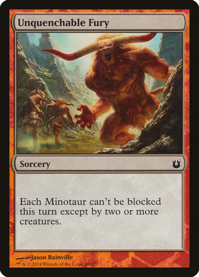 Unquenchable Fury [Born of the Gods Battle the Horde] | Card Merchant Takapuna
