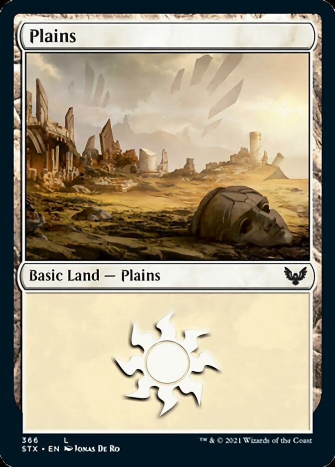 Plains (366) [Strixhaven: School of Mages] | Card Merchant Takapuna