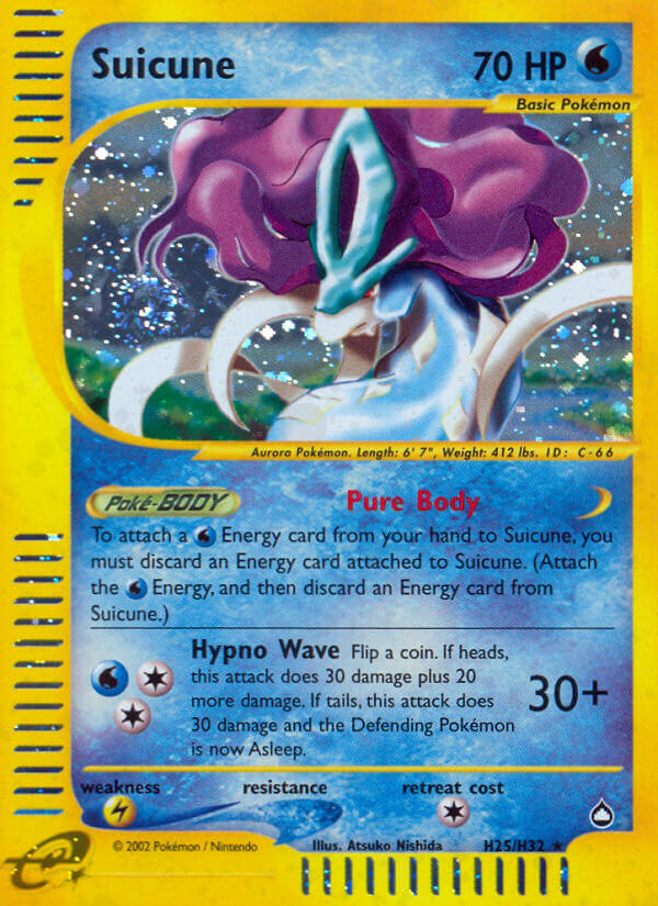 Suicune (H25/H32) [Aquapolis] | Card Merchant Takapuna
