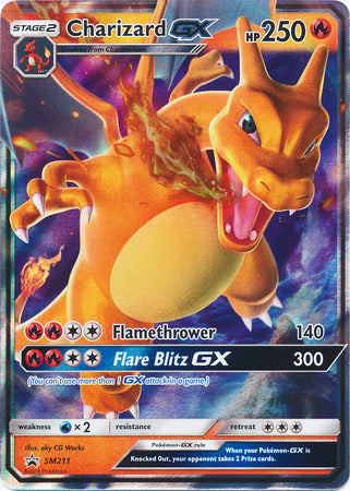Charizard GX (SM211) (Jumbo Card) [Sun & Moon: Black Star Promos] | Card Merchant Takapuna