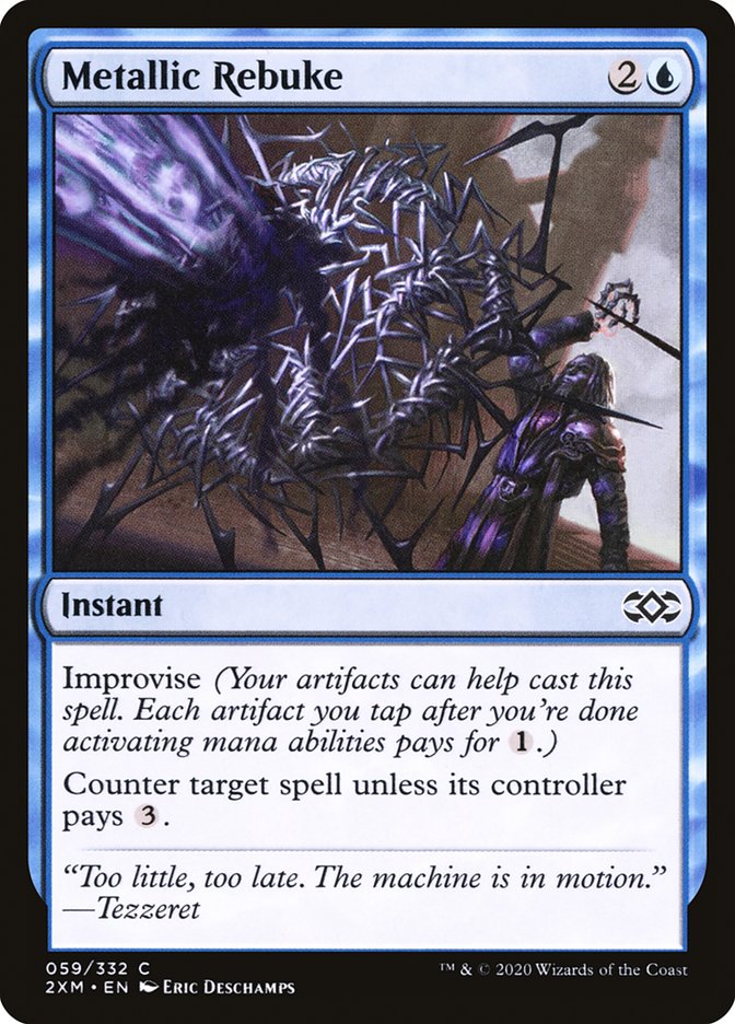 Metallic Rebuke [Double Masters] | Card Merchant Takapuna