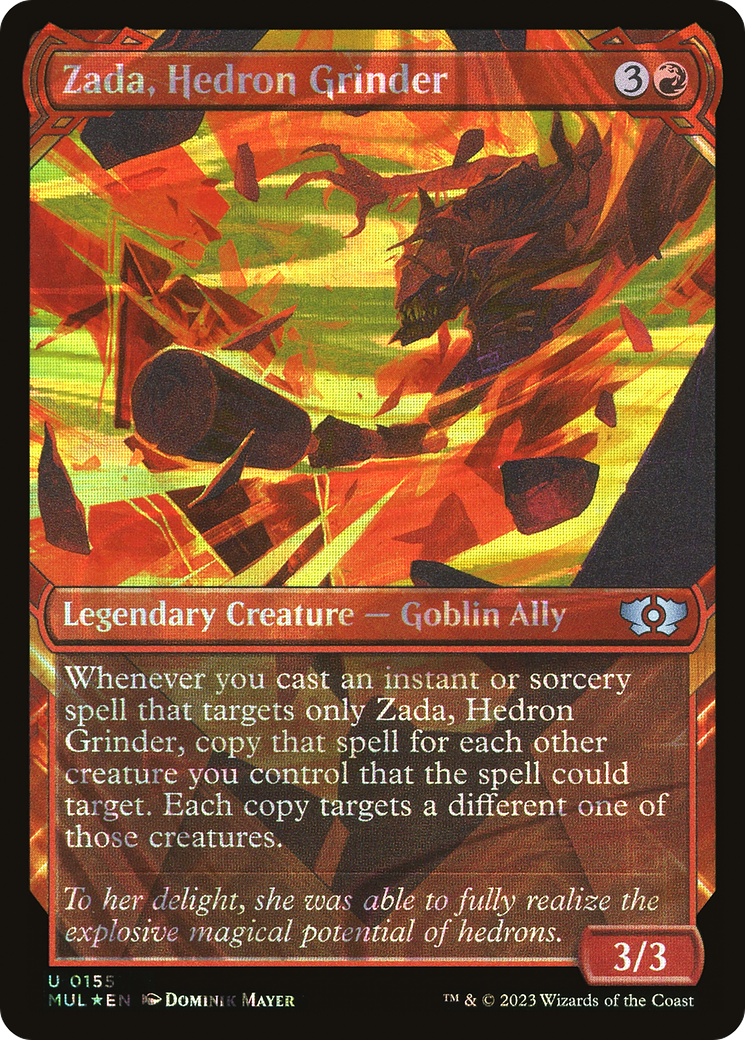 Zada, Hedron Grinder (Halo Foil) [Multiverse Legends] | Card Merchant Takapuna