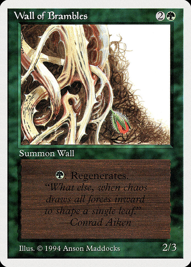 Wall of Brambles [Summer Magic / Edgar] | Card Merchant Takapuna