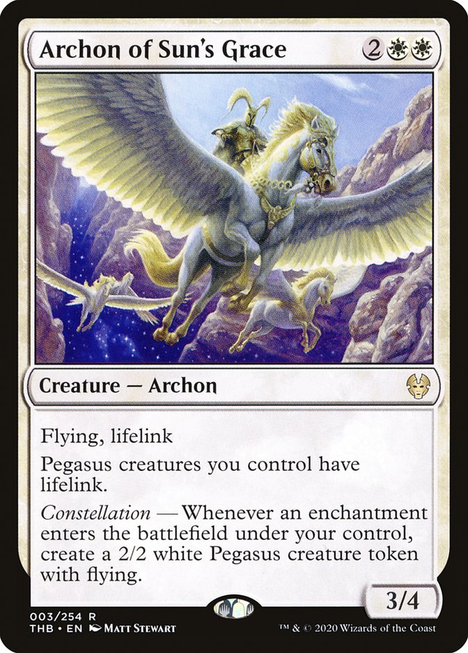 Archon of Sun's Grace [Theros Beyond Death] | Card Merchant Takapuna