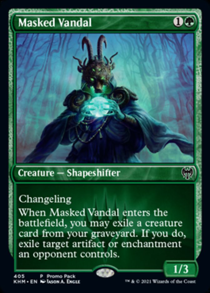 Masked Vandal (Promo Pack) [Kaldheim Promos] | Card Merchant Takapuna