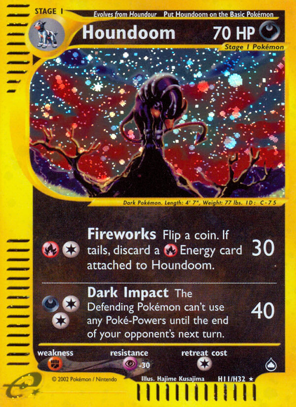 Houndoom (H11/H32) [Aquapolis] | Card Merchant Takapuna