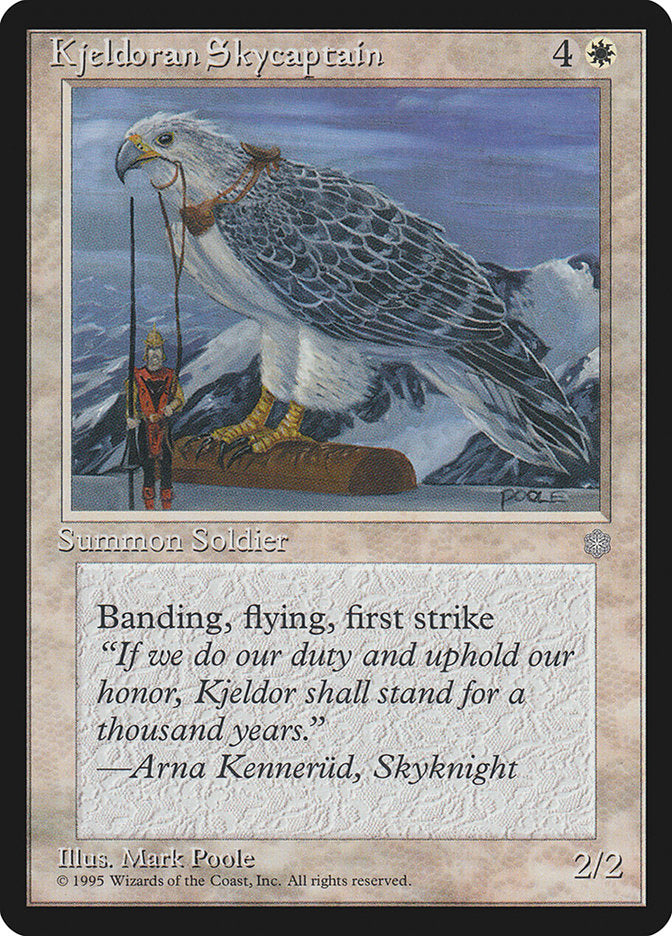 Kjeldoran Skycaptain [Ice Age] | Card Merchant Takapuna