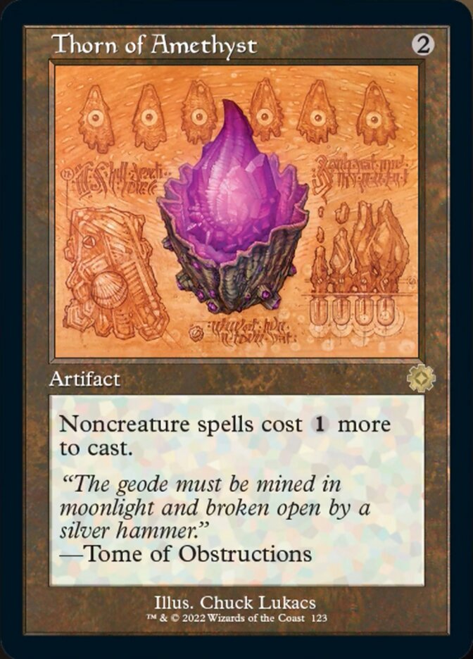 Thorn of Amethyst (Retro Schematic) [The Brothers' War Retro Artifacts] | Card Merchant Takapuna