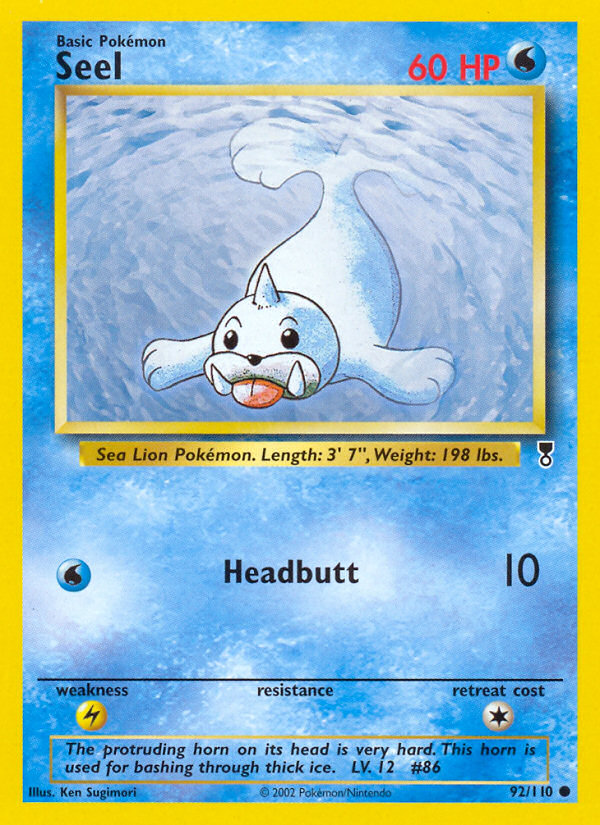 Seel (92/110) [Legendary Collection] | Card Merchant Takapuna