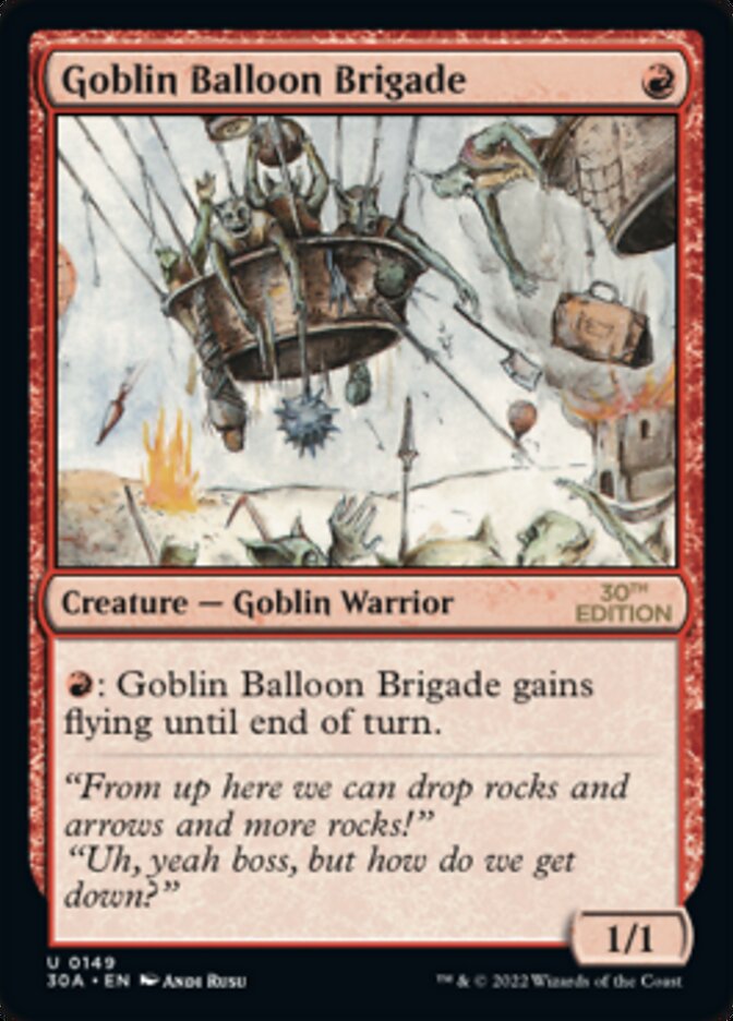 Goblin Balloon Brigade [30th Anniversary Edition] | Card Merchant Takapuna