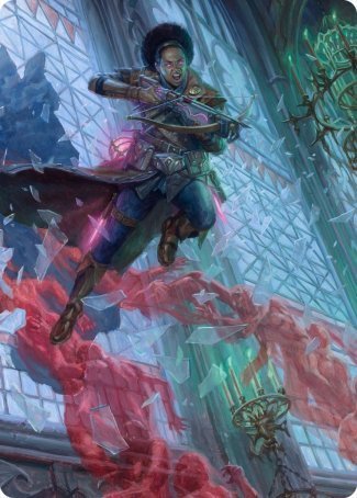 Kaya, Geist Hunter Art Card [Innistrad: Crimson Vow Art Series] | Card Merchant Takapuna