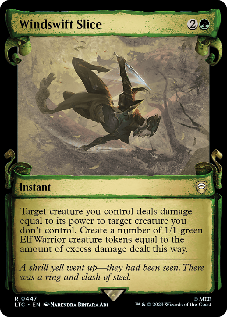 Windswift Slice [The Lord of the Rings: Tales of Middle-Earth Commander Showcase Scrolls] | Card Merchant Takapuna