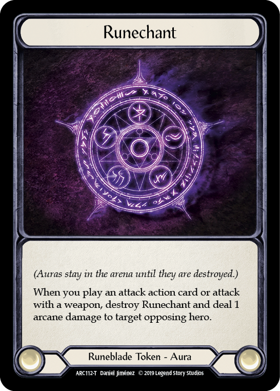 Runechant // Viserai [ARC112-T // ARC076-T] (Arcane Rising)  1st Edition Normal | Card Merchant Takapuna