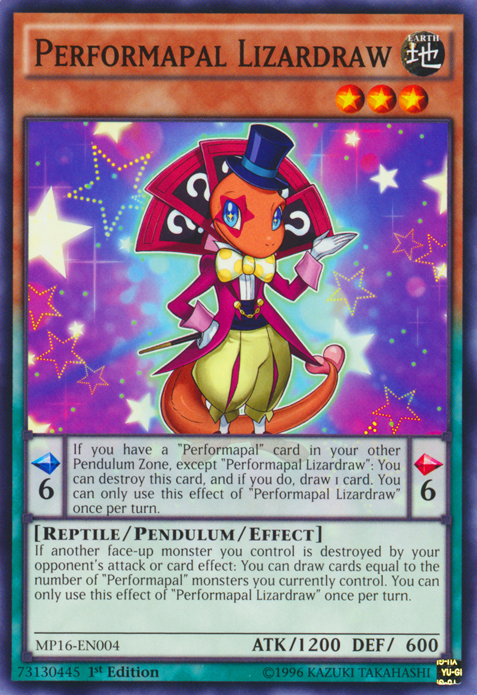 Performapal Lizardraw [MP16-EN004] Common | Card Merchant Takapuna
