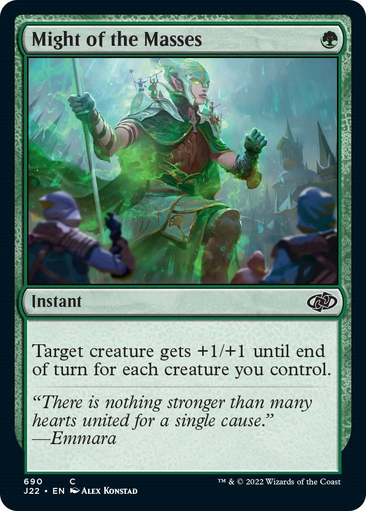 Might of the Masses [Jumpstart 2022] | Card Merchant Takapuna