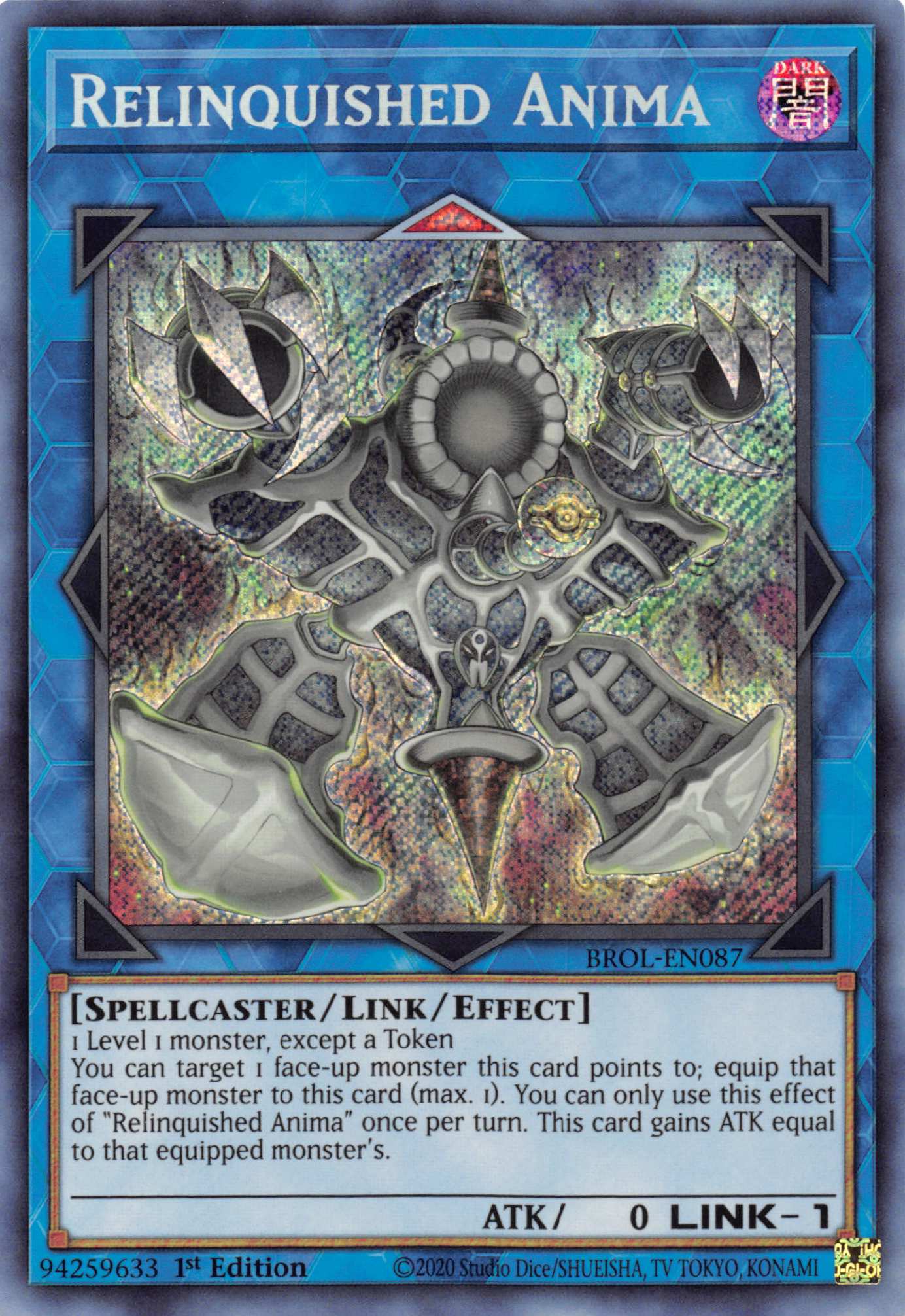 Relinquished Anima [BROL-EN087] Secret Rare | Card Merchant Takapuna