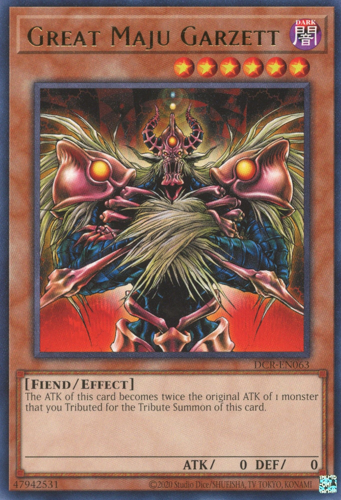 Great Maju Garzett [DCR-EN063] Rare | Card Merchant Takapuna