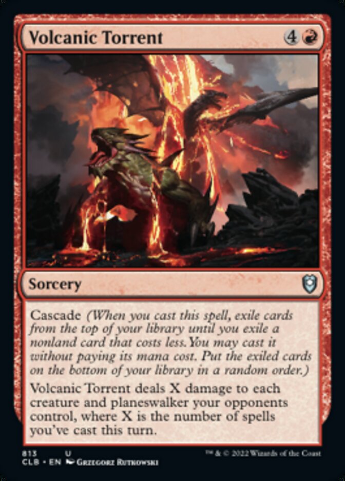 Volcanic Torrent [Commander Legends: Battle for Baldur's Gate] | Card Merchant Takapuna