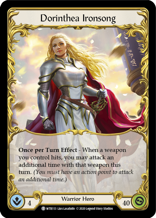 Dorinthea Ironsong [U-WTR113] (Welcome to Rathe Unlimited)  Unlimited Normal | Card Merchant Takapuna